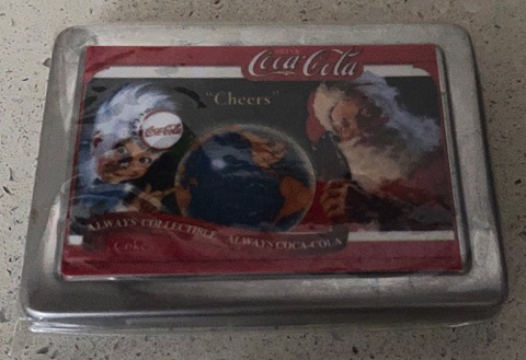 7776-1 € 12,50 coca cola ijzeren sigarettenhouder